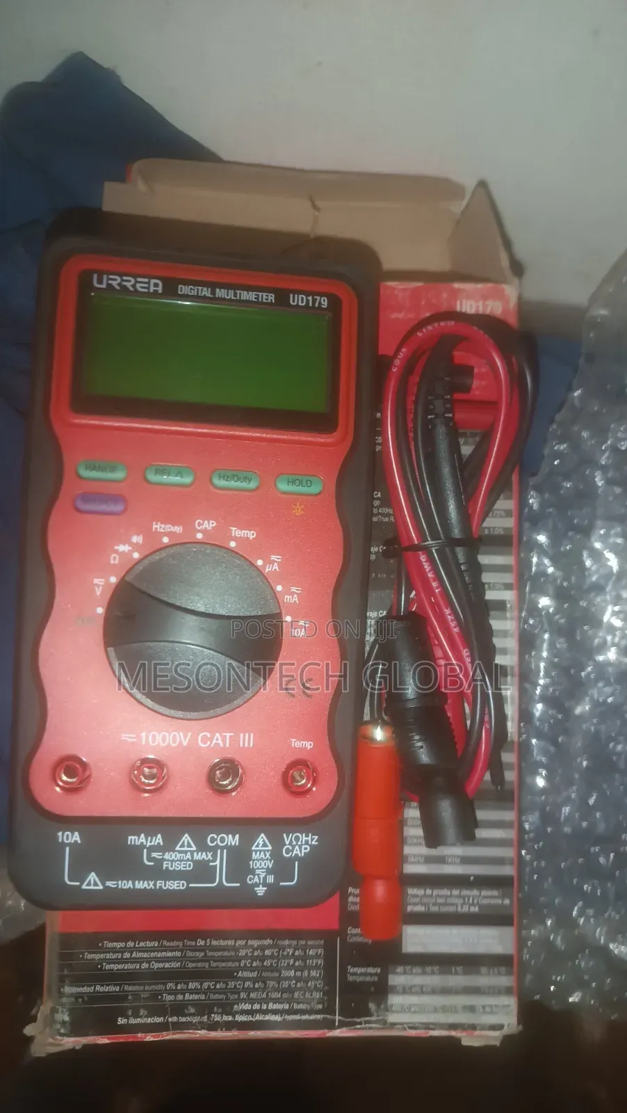 Urrea Ud179 True RMS Digital Multimeter