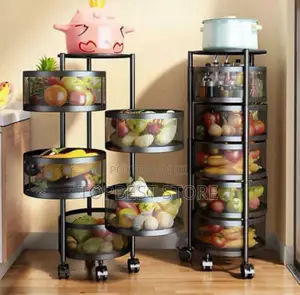 Kitchen Rotating Vegetable Basket