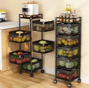 Kitchen Rotating Vegetable Basket