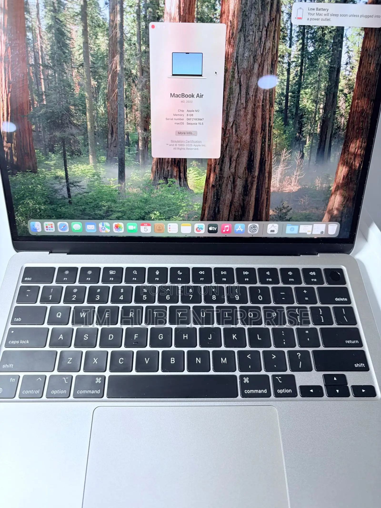 Laptop Apple MacBook Air 2022 M2 8GB Apple M2 SSD 512GB