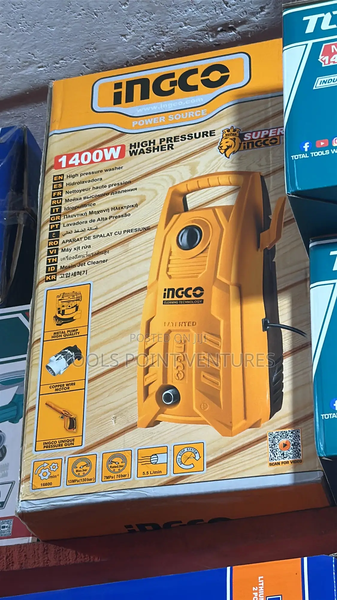 1400w Pressure Washer