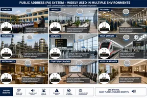 Central Public Address Audio Sound System