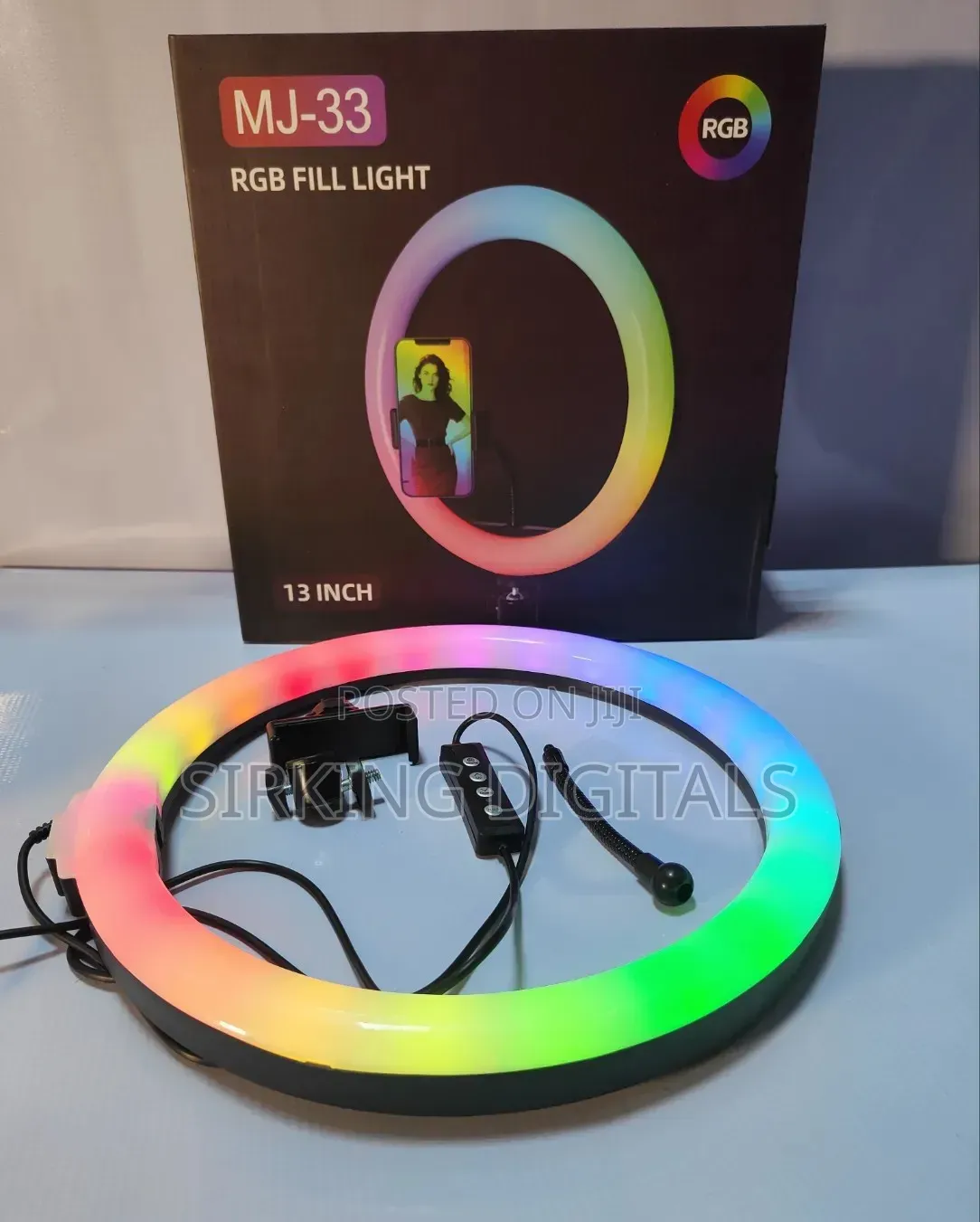 13" Inches RGB Ring Light With Stand