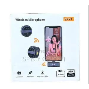 Sx21 Wireless Microphone With Active Noise Cancellation Hifi Audio
