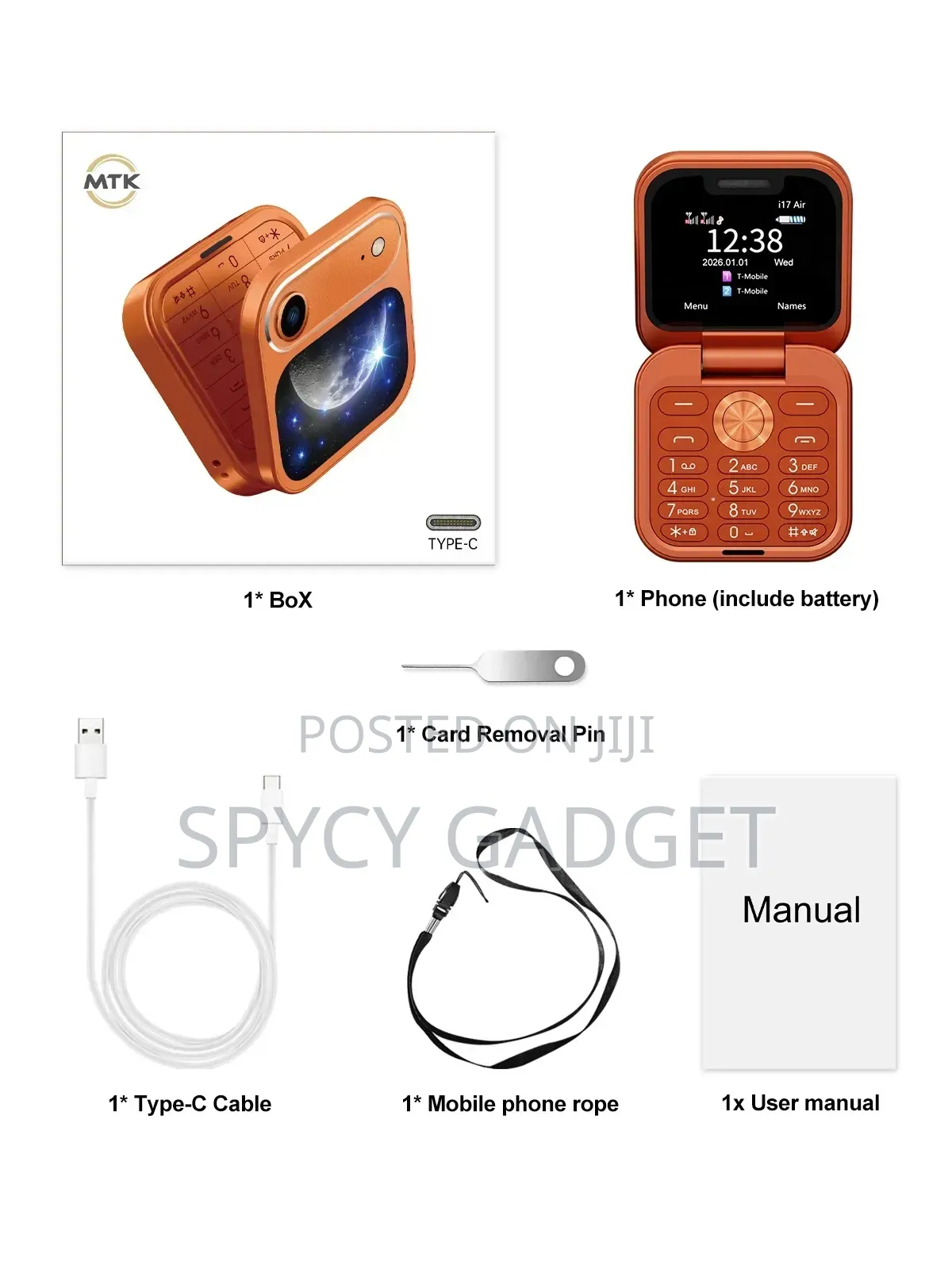 New Apple iPhone Air 1 TB Orange