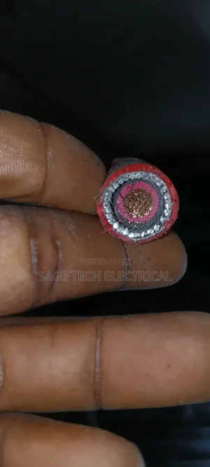 35mm Single Core Red Colour Armoured Cable