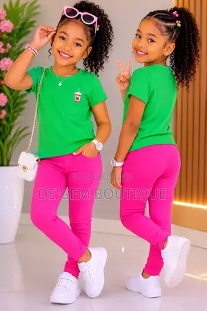 Colourful Pant and Top Us Children Wear, Ages 4-7