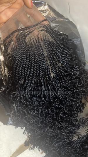 Stylish Ghana Weavon With Curls, 14 Inches