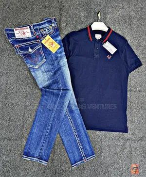 *Best Quality American Sourced True Religion Jean-Polo Combo