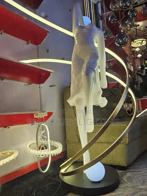Sculpture Abstract Floor Lamp Dance Goddess