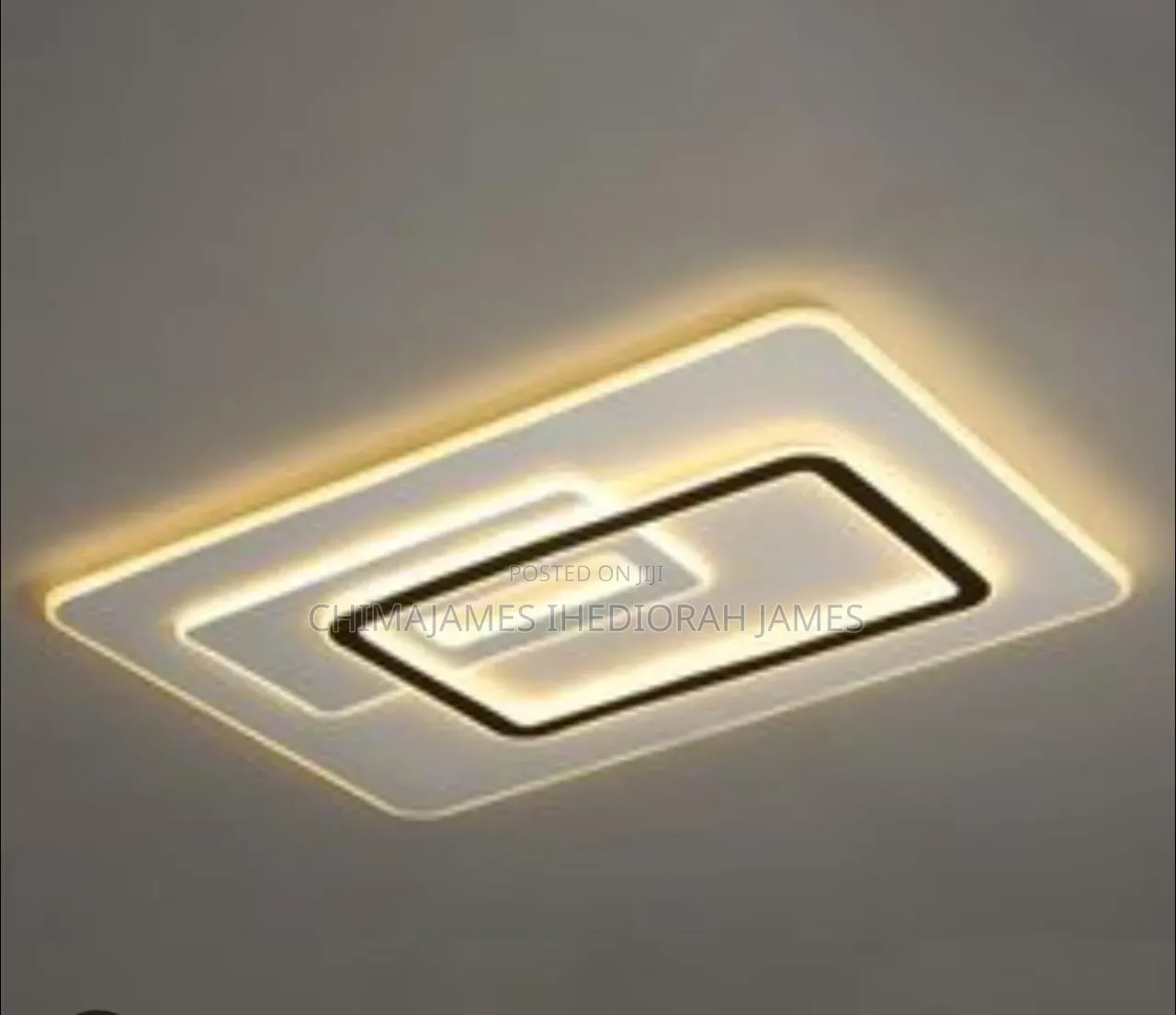 Modern Minimalist Led Rectangular Ceiling Light for Living Room Hall