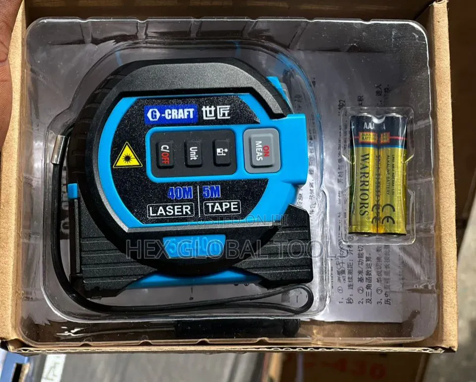 G-Craft 40m Laser With 5m Measuring Tape