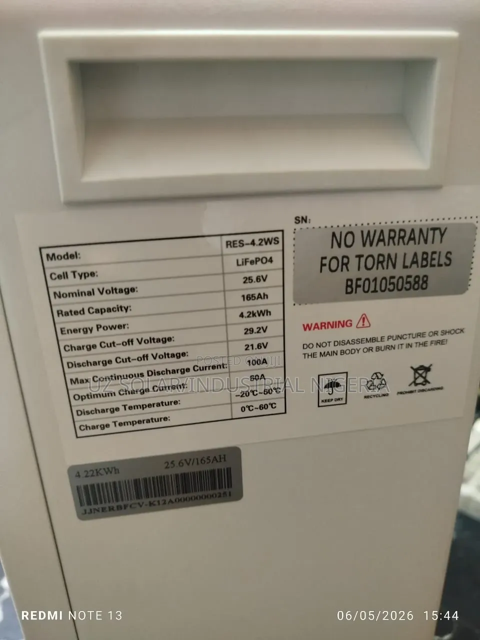 4.2kwh 24v Hyper Power Lithium Battery