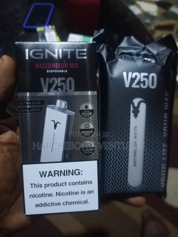 ignite v250 disposable vape Rechargeable - Puff Select Flavor ::Double Ice Apple Crown Bar Grape Mint Real Vs Fake Esco