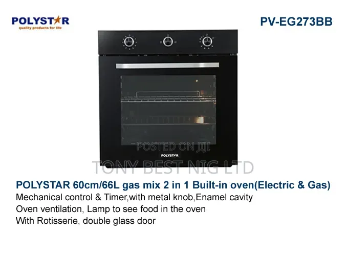 Polystar Inbuilt Oven 60x60cm