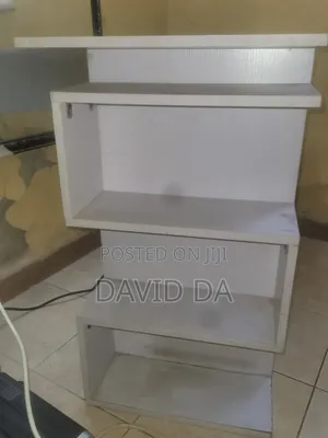 Modern White Home Office / Study Desk With Shelves (Quick Sale)