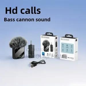F15 Dual Wireless Microphone for iPhone Android - Noise Cancelling