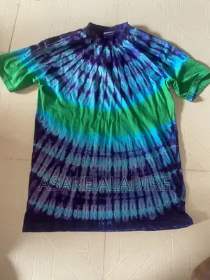 Adire Tie Dye Round Neck