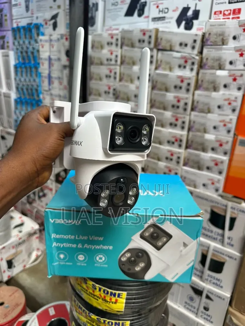 Double Lens Solar Camera Hd V380max High Quality