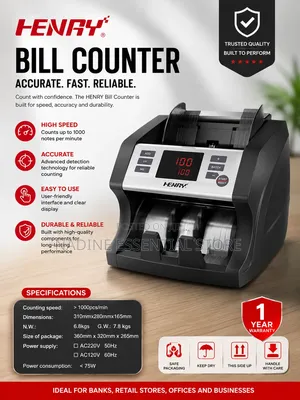 Henry Bill Counting Machine