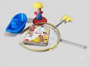 4-Piece Kids Toy Set | Mini Boat, Toy Figure, Story Book Accessories