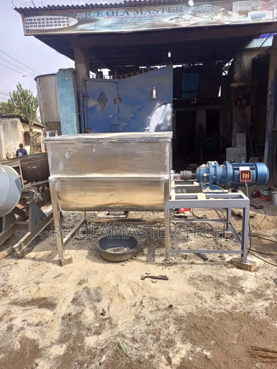 Horizontal Stainless Mixer