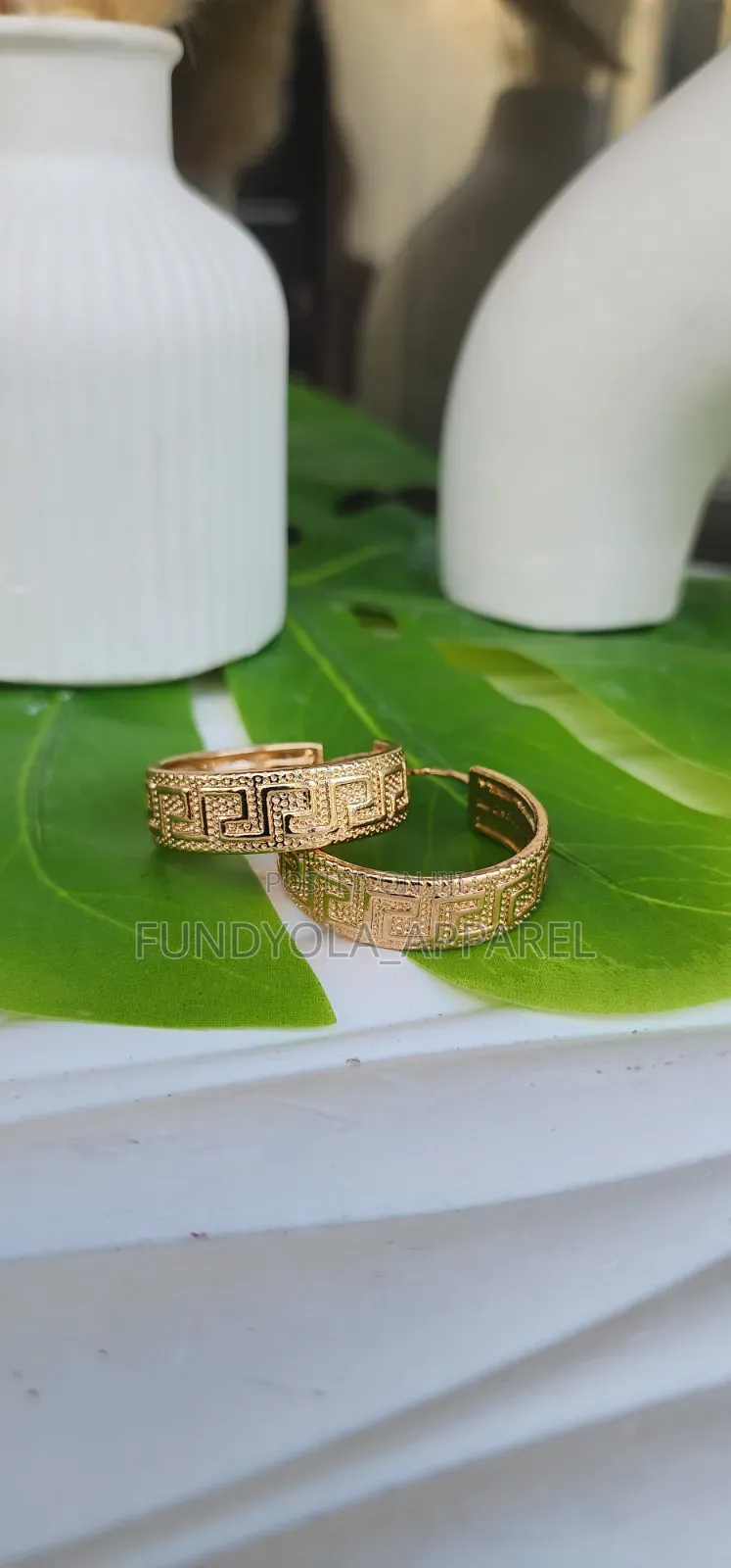 Loop Gold Plated Earring