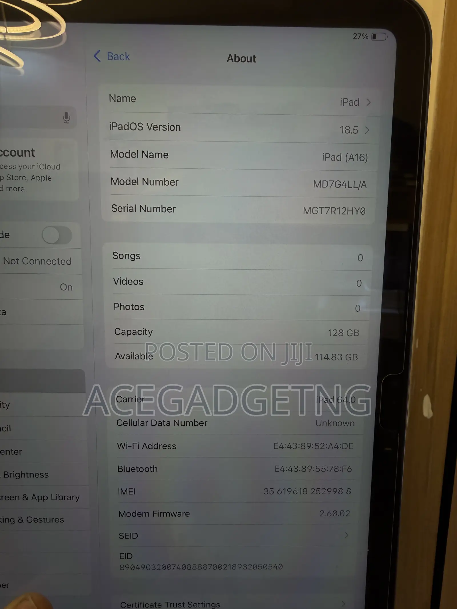 Apple iPad (2025) 128 GB Blue