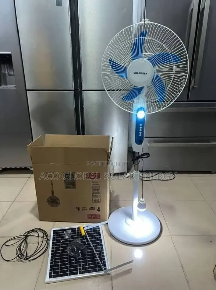 Solar Rechargeable Fan