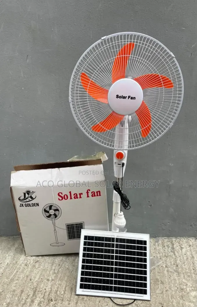 Solar Rechargeable Fan