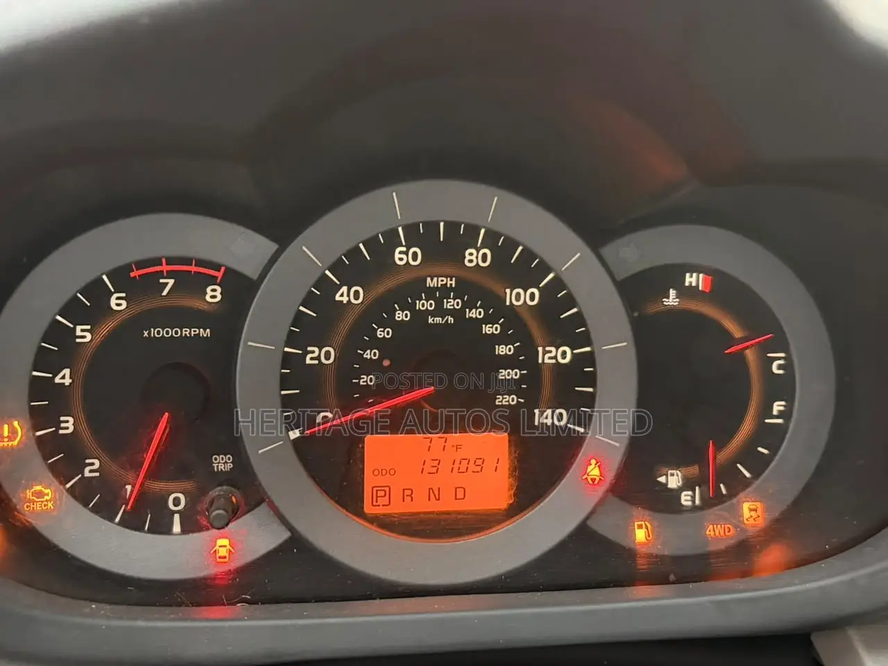Toyota RAV4 2011 Red