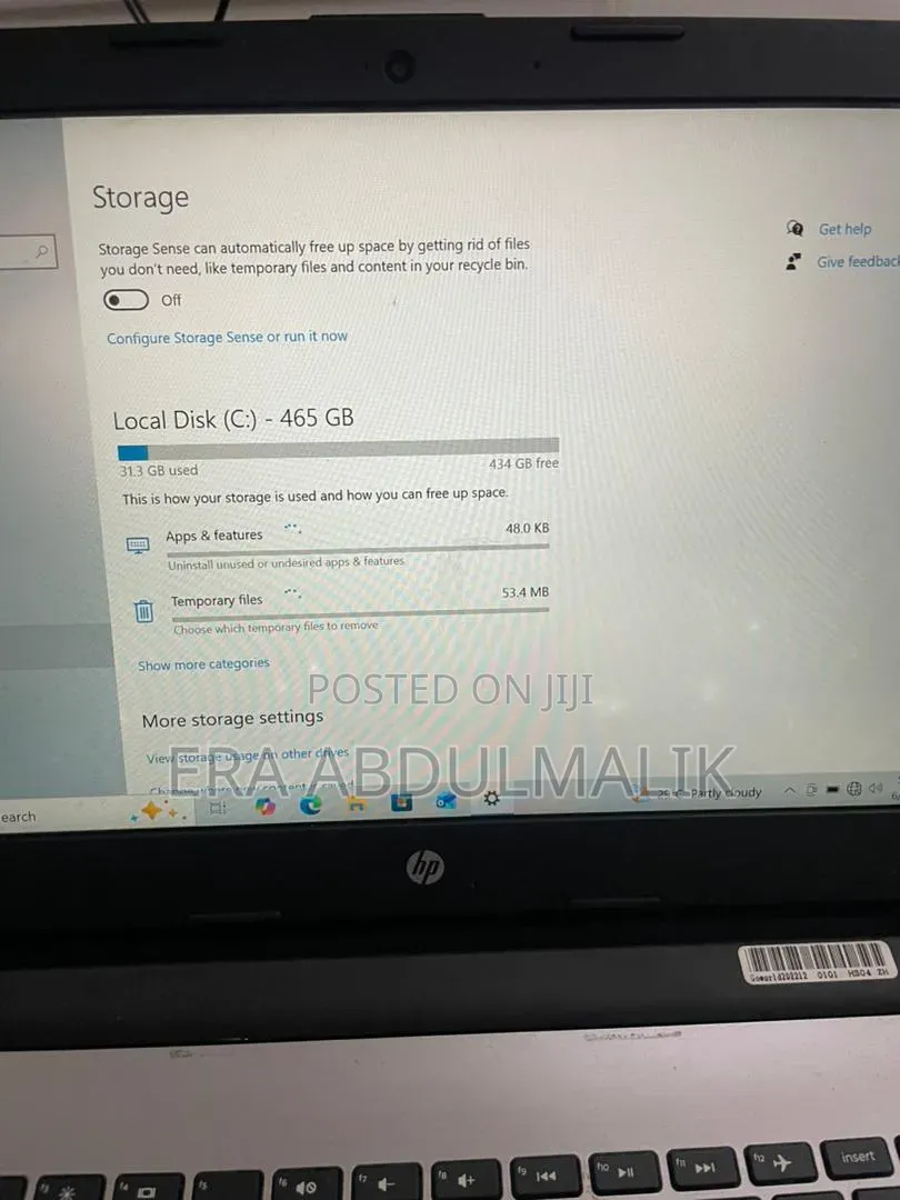 Laptop HP 4GB AMD HDD 500GB