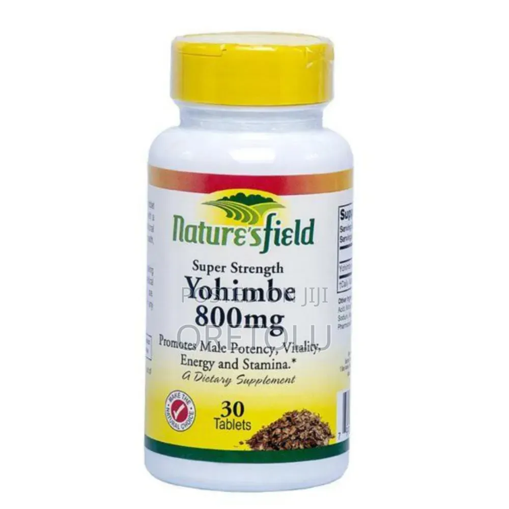 Nature's Field Super Strength Yohimbe * 30 Tablets