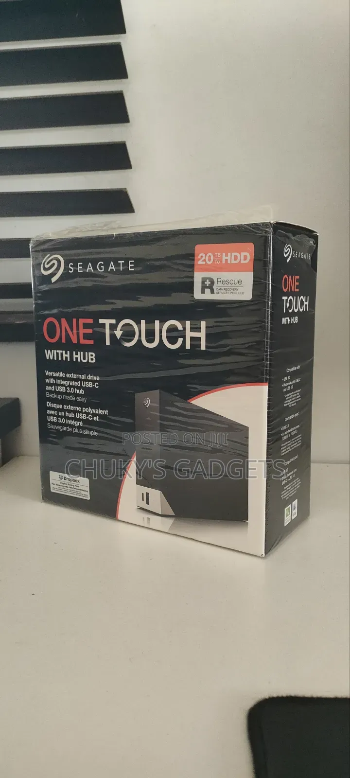 20tb External Hard Drive Seagate One Touch With Hub