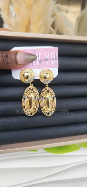 Drop Three Tone Earring