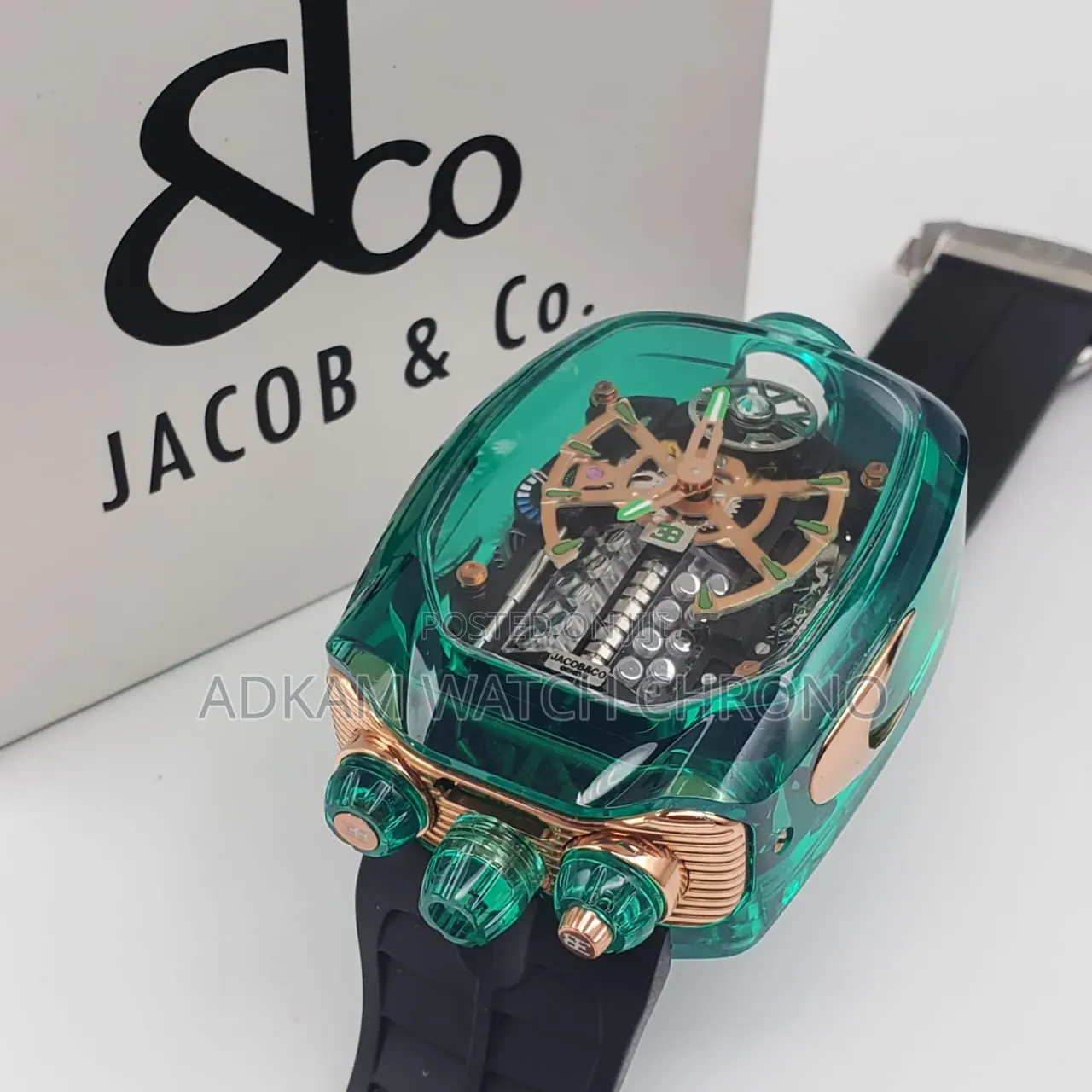 Jacob Co Bugatti Chiron Tourbillon Blue Sapphire Crystal