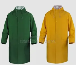 Gown Pvc Rain Coat Thick Material ..+