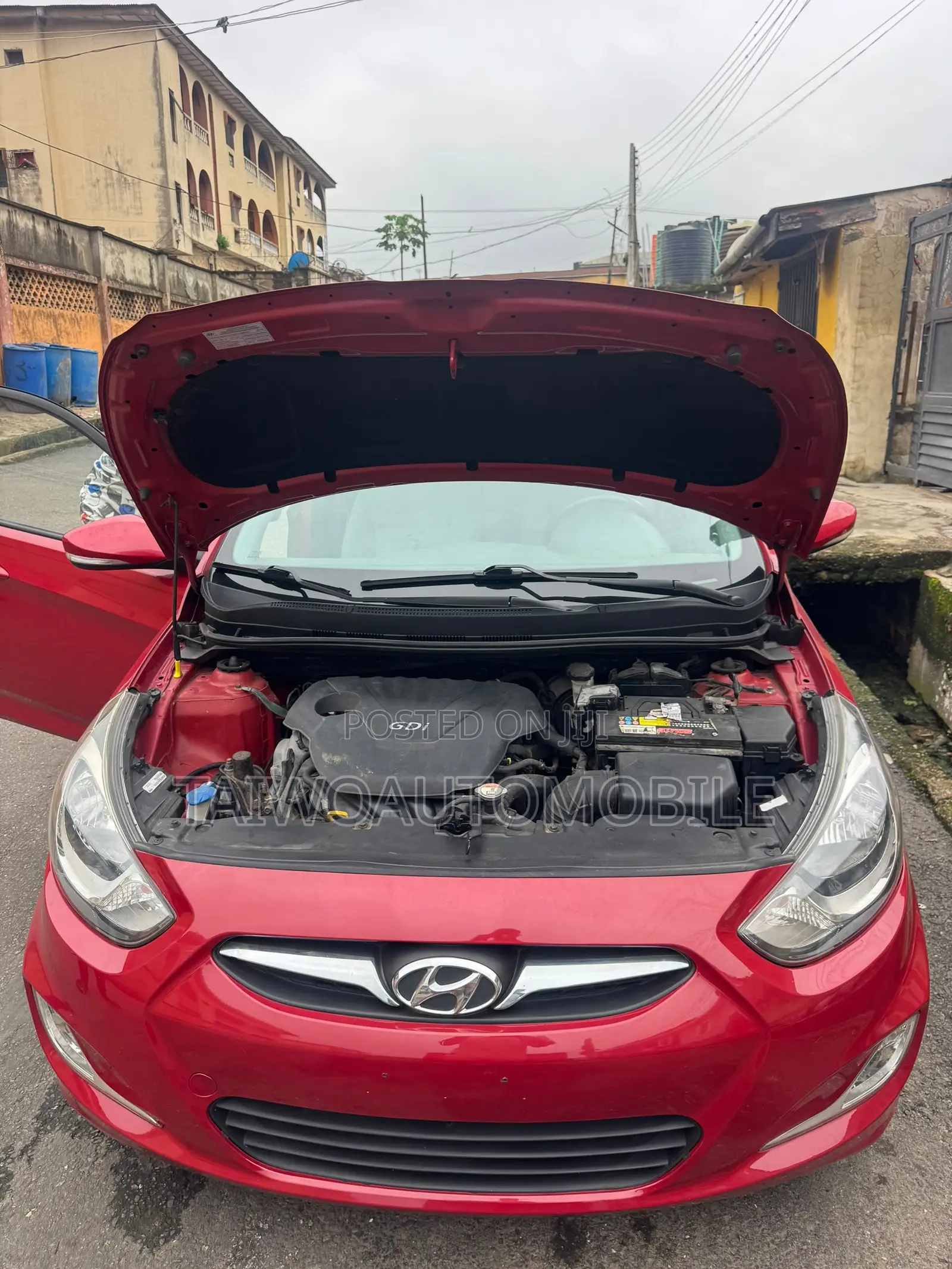 Hyundai Accent 2014 Red