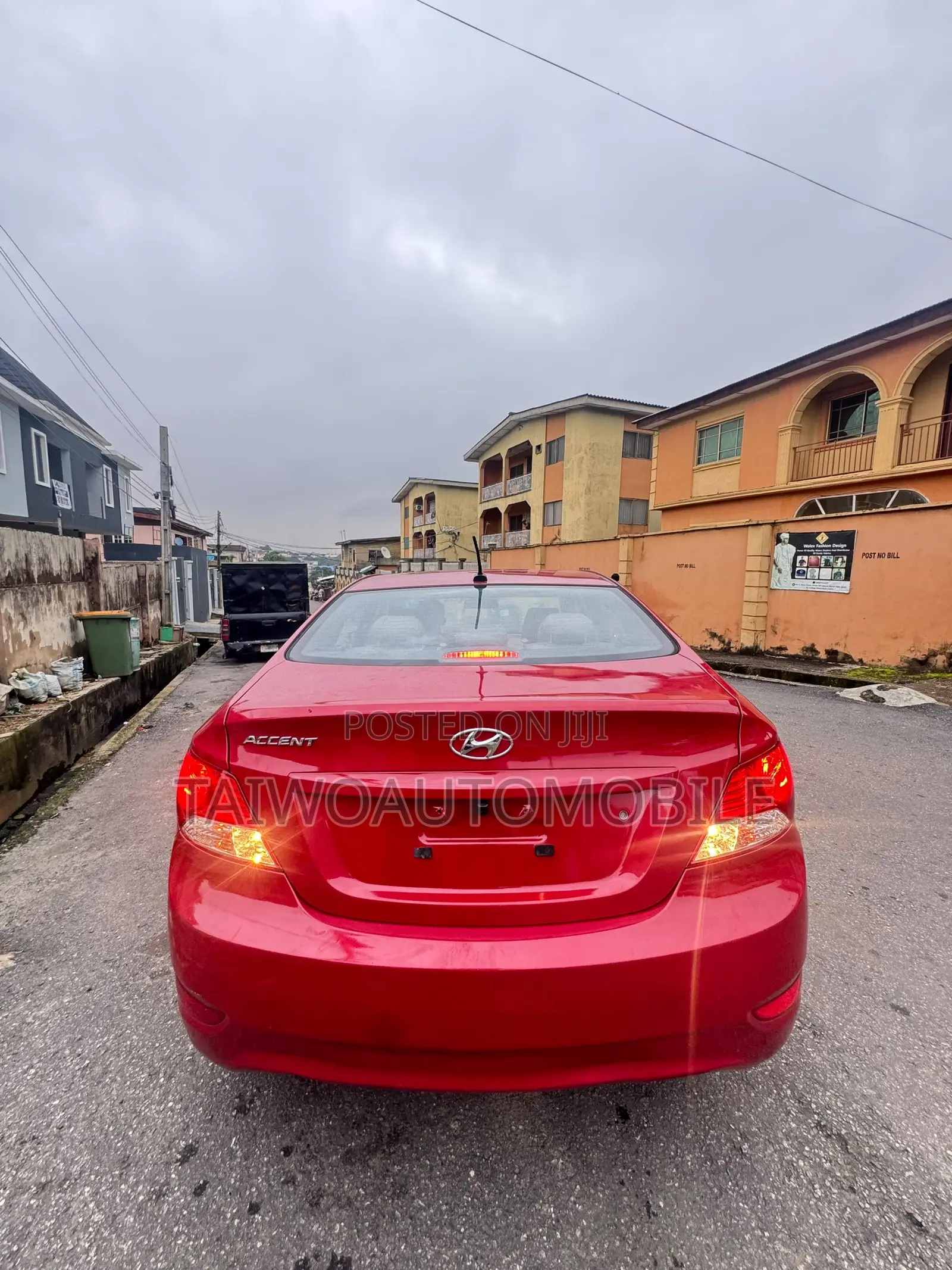 Hyundai Accent 2014 Red