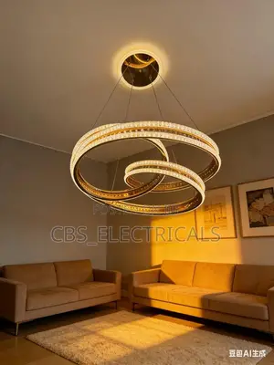 Multi-Ring Crystal Led Chandelier