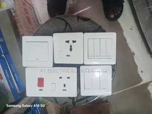 Durable White Switch and Sockets