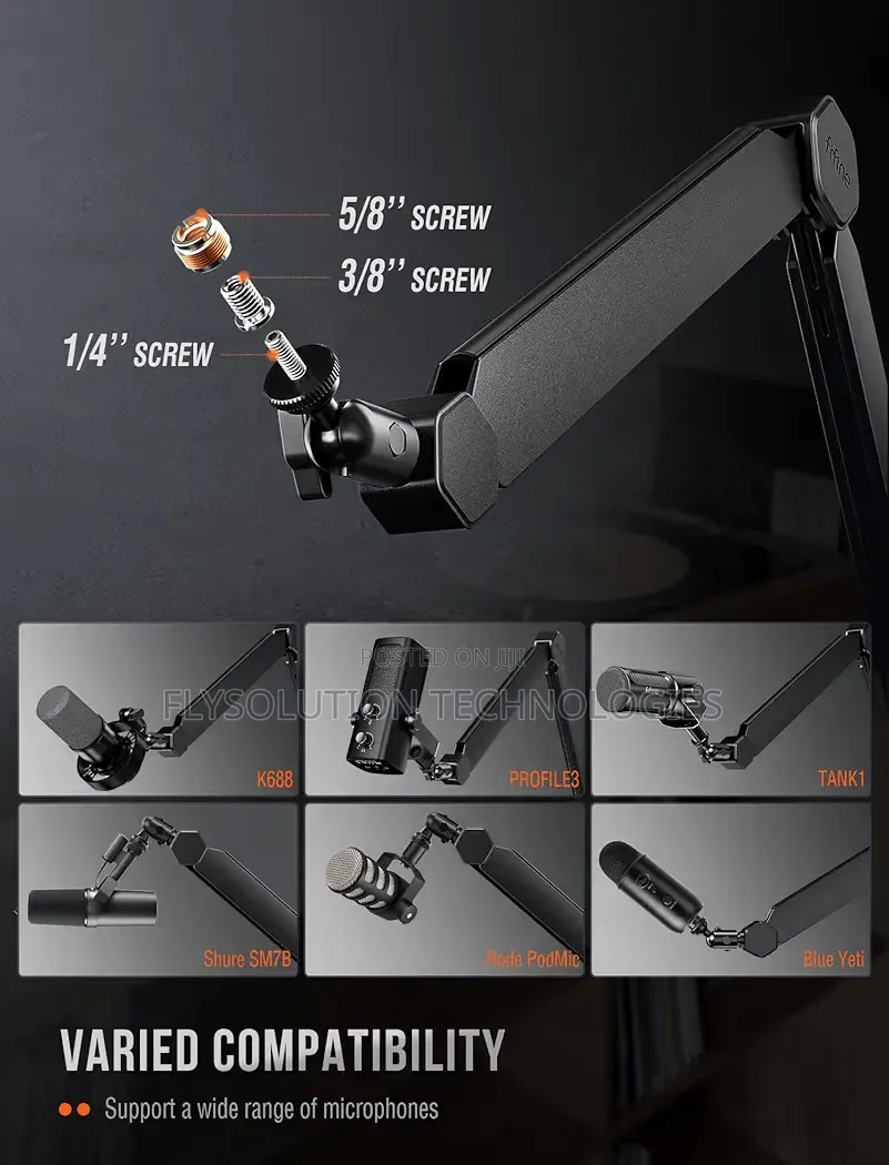 Fifine Bm66 Premium Boom Arm Stand