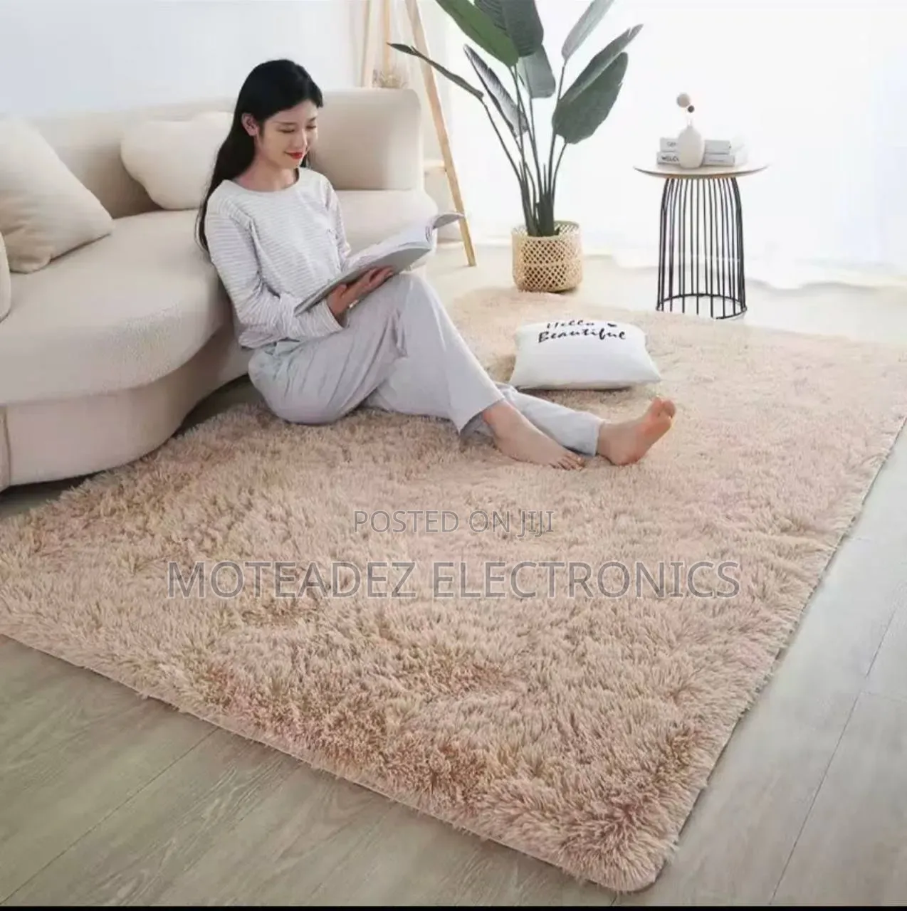 High Quality Plush Soft Fluffy Centre Rug (160cm*230cm/5ftby7ft)