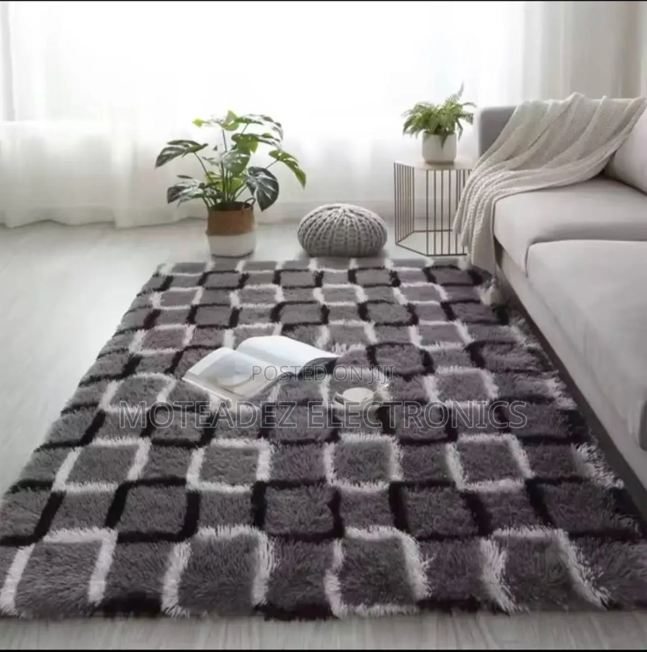 High Quality Plush Soft Fluffy Centre Rug (160cm*230cm/5ftby7ft)