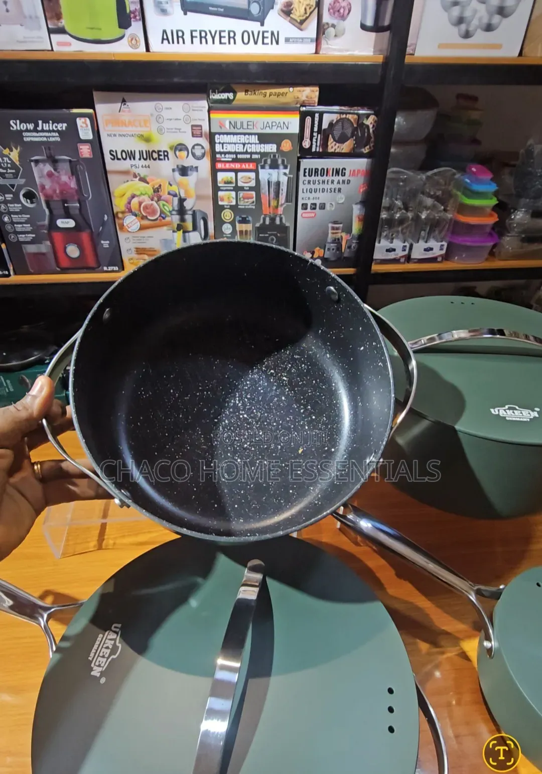 Uakeen 5-Piece Ceramic Cookware / Pot Set
