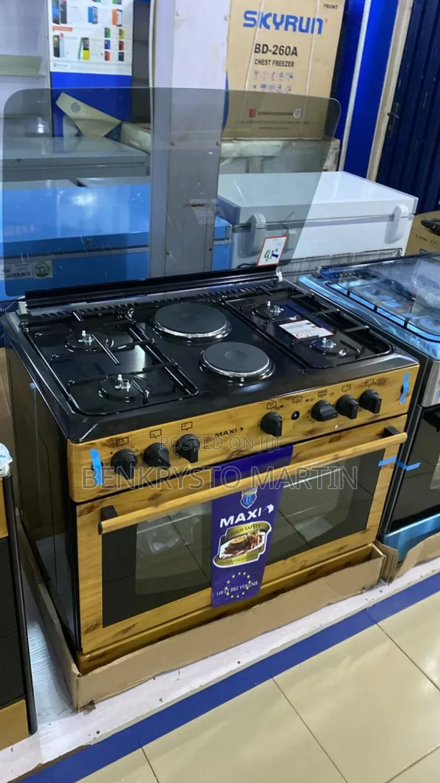 Our Standing Cooker With Oven