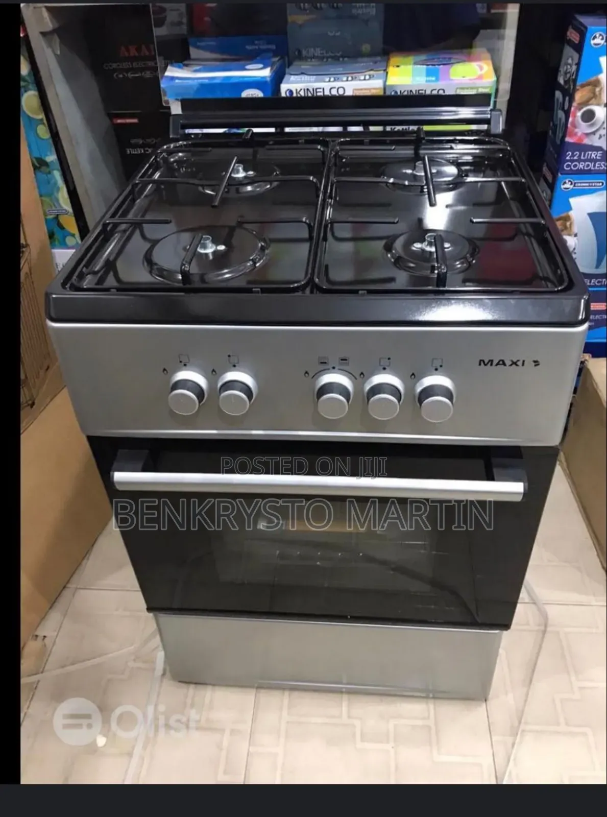 Our Standing Cooker With Oven