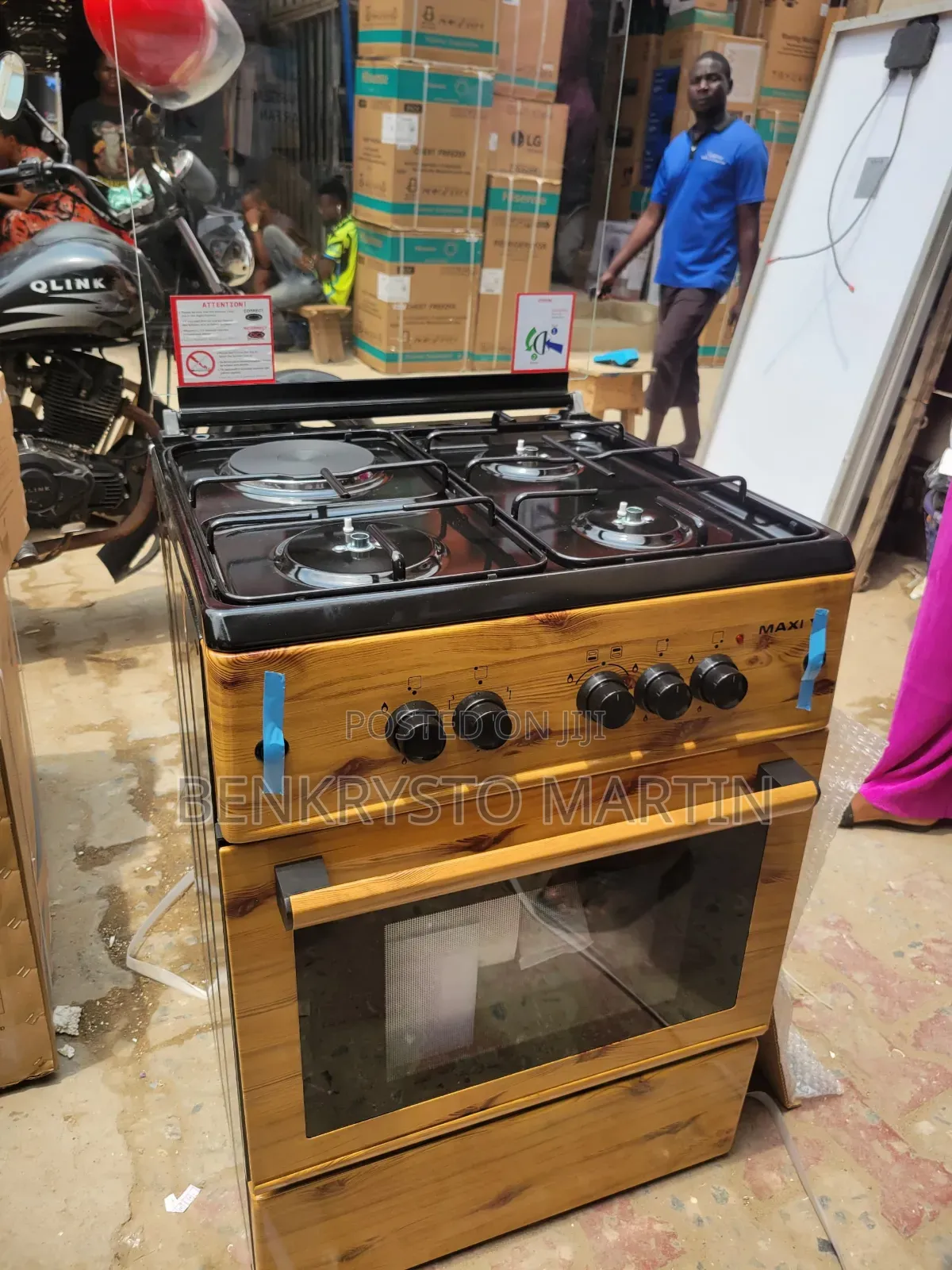 Our Standing Cooker With Oven