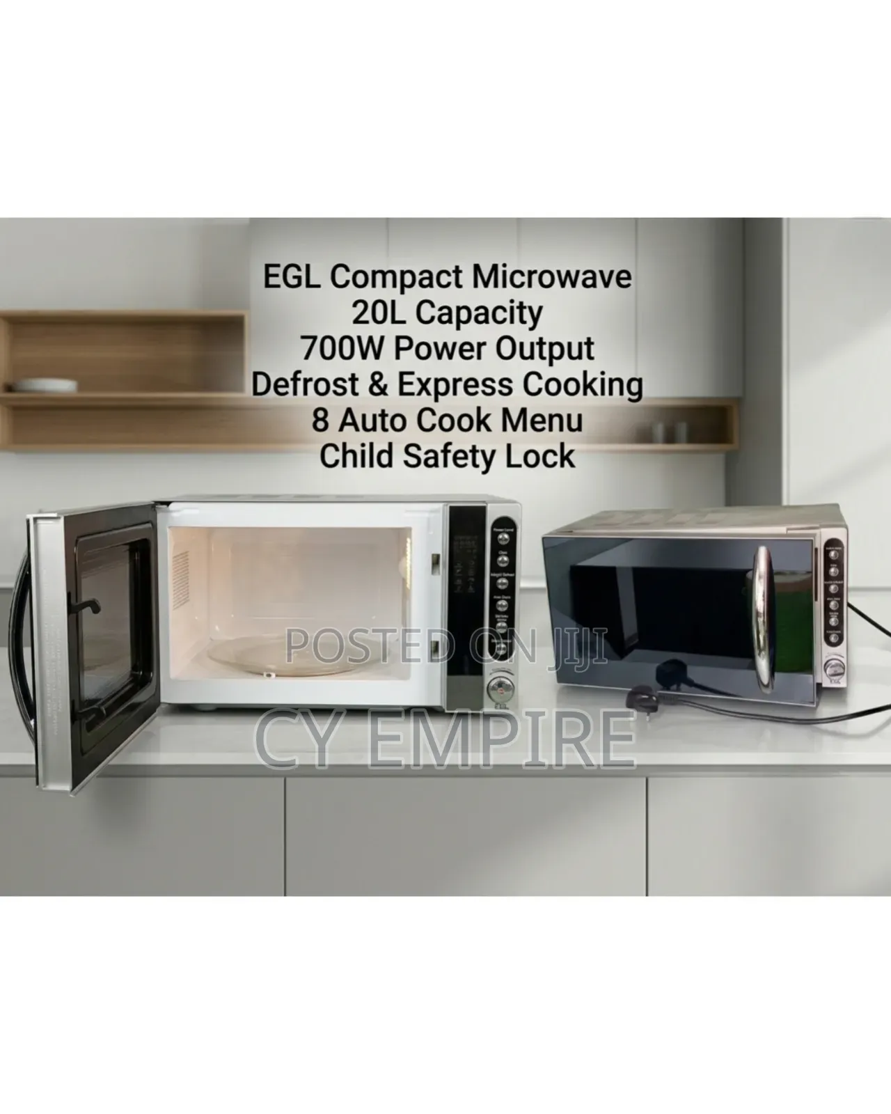 20 Litres Capacity Egl Microwave
