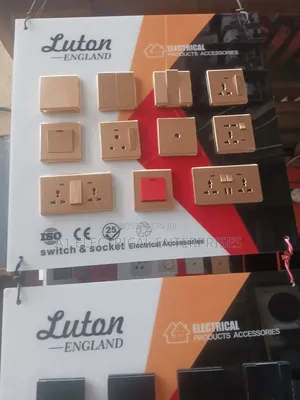 Quality Gold Body Switch and Sockets